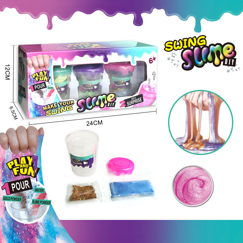 DIY Slime Kit with Dinosaur Theme for Kids