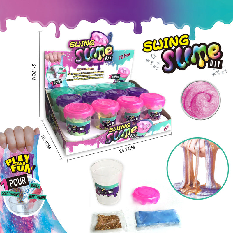 DIY Slime Kit with Dinosaur Theme for Kids